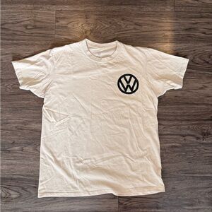 Vintage Volkswagen Short Sleeve Crewneck T-Shirt in Offwhite